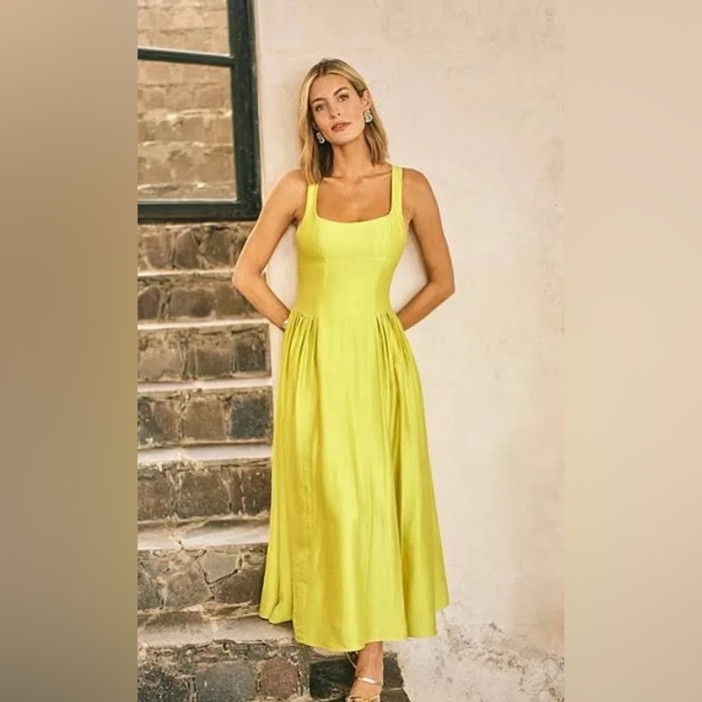 Antonio Melani MG Style A-Line Squareneck Dress Size 6 NWOT